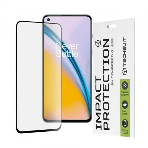 Folie de protectie Ecran Techsuit pentru OnePlus Nord 2T / Nord CE 5G / Nord 2 5G, Sticla Securizata, Full Glue, 111D