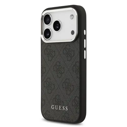 Husa Protectei Spate Guess 4G MagSafe pentru Apple iPhone 17 Pro Max (Negru)