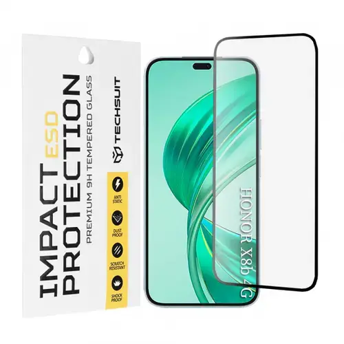 Folie de protectie Ecran Techsuit pentru Honor 400 Lite / X8c / X8b, Sticla Securizata, Full Glue
