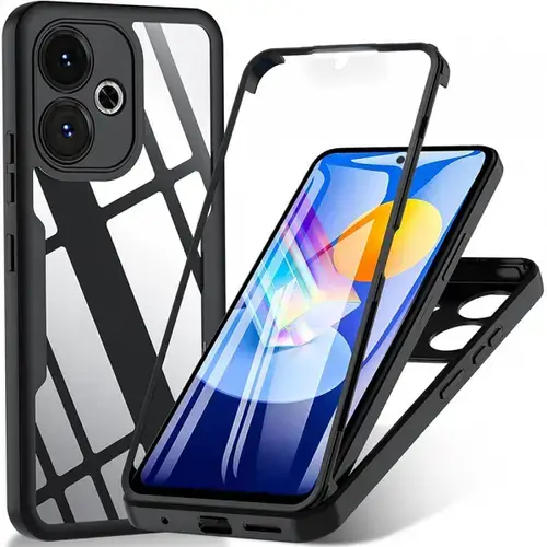 Husa pentru Xiaomi Poco M6 4G / Redmi 13, Techsuit, ColorVerse 360, Neagra
