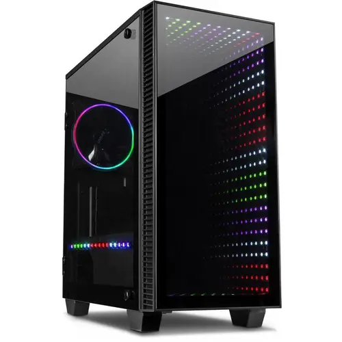 Carcasa Inter-Tech X-608 Infinity, Mid Tower (Negru)