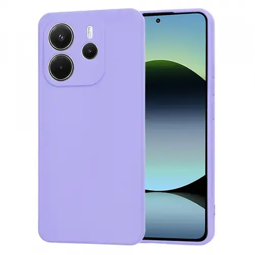 Husa pentru Xiaomi Redmi Note 14 4G (Standard), Techsuit, SoftFlex, Mov Deschis