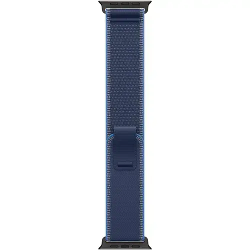 Curea pentru Apple Watch 49mm, Trail Loop - S/M - Black Titanium Finish (Albastru)