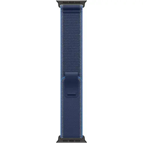 Curea pentru Apple Watch 49mm, Trail Loop - S/M - Black Titanium Finish (Albastru)