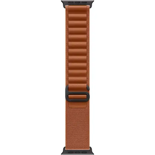 Curea Smartwatch Apple MG9D4ZM/A pentru Watch 49mm, Alpine Loop - Small - Black Titanium Finish (Maro)