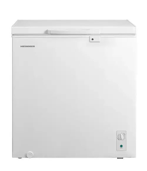Lada frigorifica HEINNER HCF-M198INVCE++, 198 l, Clasa E, Functionare convertibila racire/congelare, Lumina LED, 1 cos, Compresor Inverter (Alb)