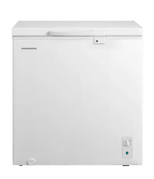 Lada frigorifica HEINNER HCF-M198INVCE++, 198 l, Clasa E, Functionare convertibila racire/congelare, Lumina LED, 1 cos, Compresor Inverter (Alb)