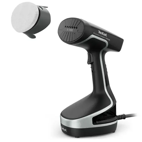 Aparat de calcat vertical cu abur TEFAL Access Steam 2 în 1, DT8270E1, 2000 W, jet de abur 90 g/min, functie AUTO OFF (Negru)