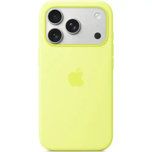 Husa de protectie spate Apple Silicone Case MGFF4ZM/A cu MagSafe pentru iPhone 17 Pro (Galben)
