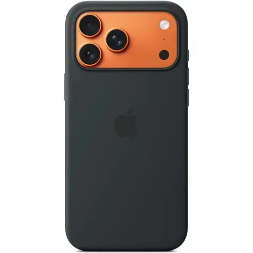 Husa de protectie spate Apple Silicone Case MGFR4ZM/A cu MagSafe pentru iPhone 17 Pro Max (Negru)