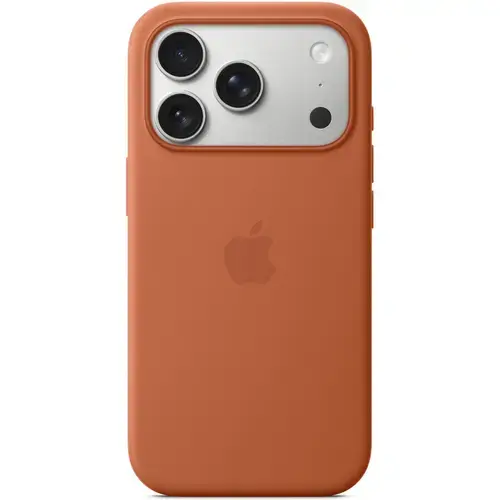 Husa de protectie spate Apple Silicone Case MGFJ4ZM/A cu MagSafe pentru iPhone 17 Pro (Maro)