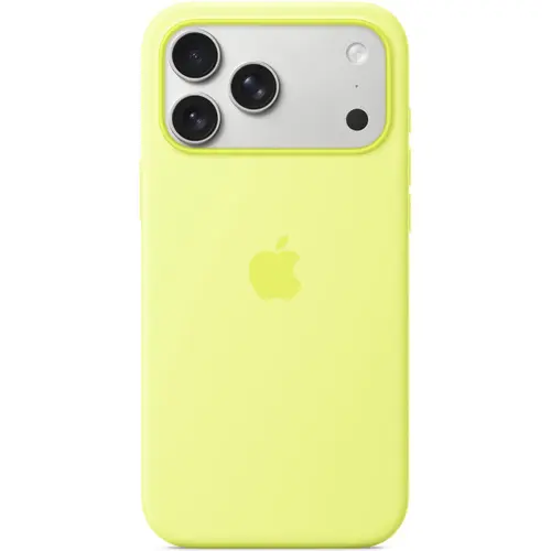 Husa de protectie spate Apple Silicone Case MGFM4ZM/A cu MagSafe pentru iPhone 17 Pro Max (Galben)