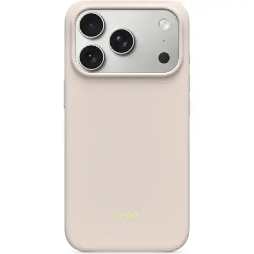Husa de protectie spate Apple Beats MGKE4LL/A pentru iPhone 17 Pro, Case cu MagSafe si Camera Control (Bej)