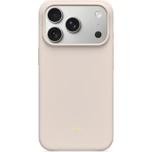 Husa de protectie spate Apple Beats MGKE4LL/A pentru iPhone 17 Pro, Case cu MagSafe si Camera Control (Bej)