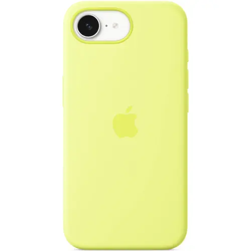 Husa de protectie spate Apple Silicone Case MGYW4ZM/A pentru iPhone 16e (Galben)
