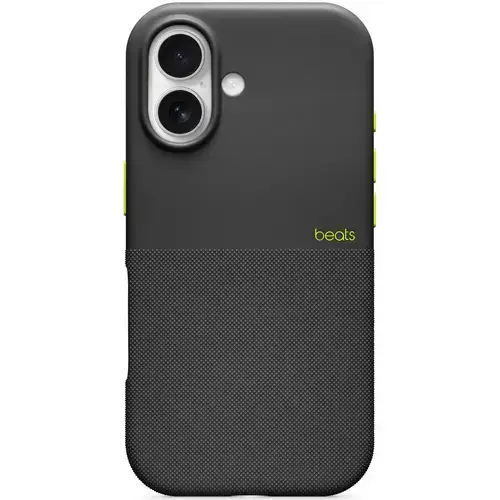 Husa de protectie spate Apple Beats MGJX4LL/A pentru iPhone 17, Rugged Case cu MagSafe si Camera Control (Negru)