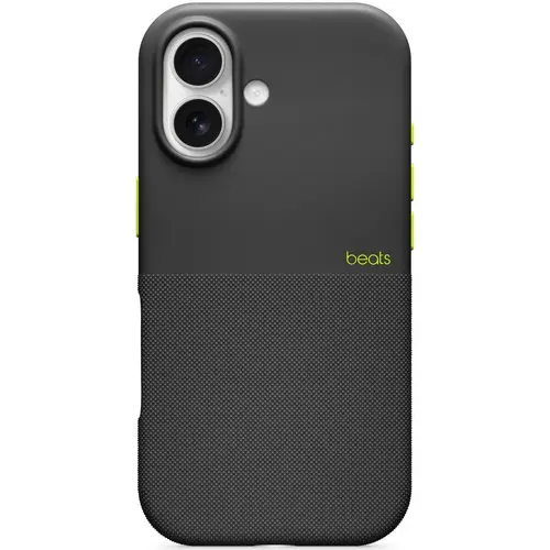 Husa de protectie spate Apple Beats MGJX4LL/A pentru iPhone 17, Rugged Case cu MagSafe si Camera Control (Negru)