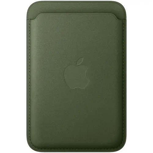 Portofel Apple FineWoven Wallet MGH74ZM/A cu MagSafe pentru iPhone (Verde)