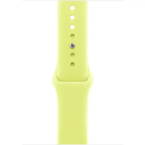 Curea Smartwatch Apple MFGV4ZM/A pentru Watch 46mm, Sport Band - S/M (Galben)