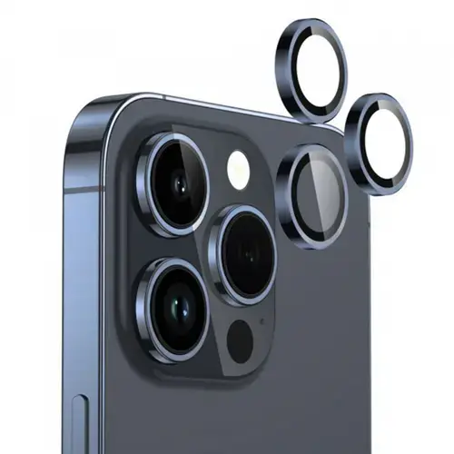 Folie de protectie Camera Spate Lito S+ pentru Apple iPhone 15 Pro Max / 15 Pro, Sticla Securizata