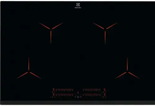 Plita incorporabila Electrolux PURE HOB EIP8146, Inductie, 7350 W, 4 Zone de gatit, Conectivitate hota (Negru)