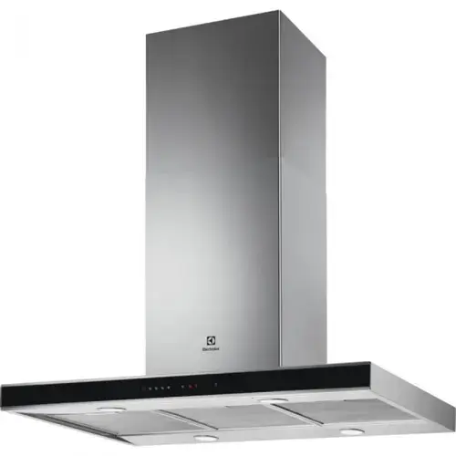 Hota decorativa Electrolux EFI739X, Putere de absortie 740 m3/h, 1 motor, Clasa A+, 90 cm (Inox)