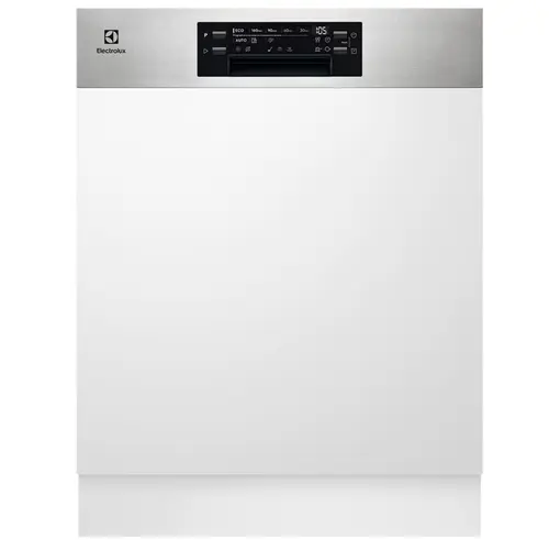 Masina de spalat vase semi-incorporabila Electrolux EEM48300IX, 14 seturi, 8 programe, AirDry, Clasa D, 60 cm (Alb)