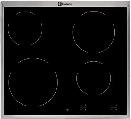 Plita incorporabila ELECTROLUX EHF6240XXK, Electrica, Vitroceramica, 4 Zone de gatit, Touch control, 60 cm (Negru)