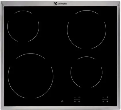 Plita incorporabila ELECTROLUX EHF6240XXK, Electrica, Vitroceramica, 4 Zone de gatit, Touch control, 60 cm (Negru)