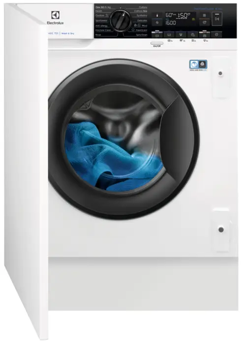Masina de spalat rufe incorporabila cu uscator Electrolux EW7W368SI, 8/4 KG, 1600RPM (Alb)