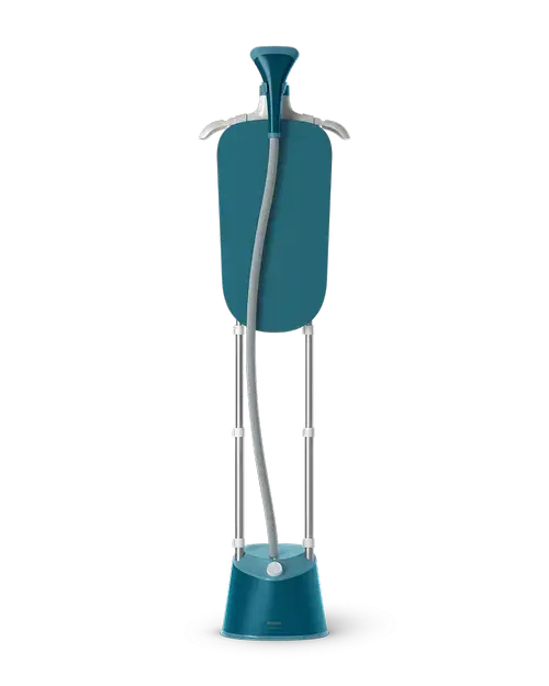 Aparat de calcat cu abur vertical Philips Seria 1000 STE1040/20, 1800 W, Rezervor 1.8 l, Debit de abur 36 g/min, 3 setari abur (Albastru)