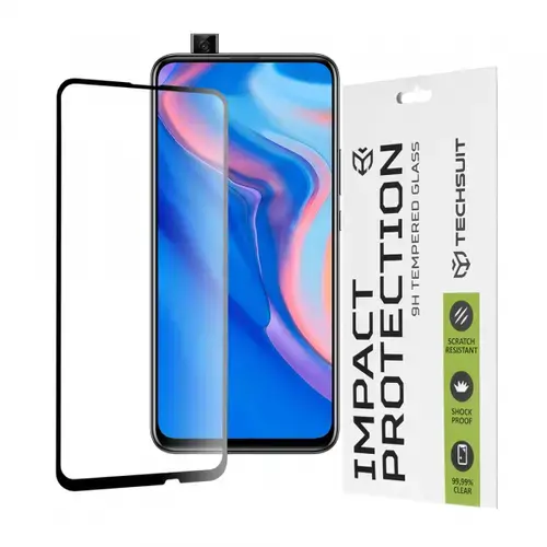 Folie de protectie Ecran Techsuit pentru Huawei Y9 Prime (2019) / P Smart Z, Sticla Securizata, Full Glue, 111D