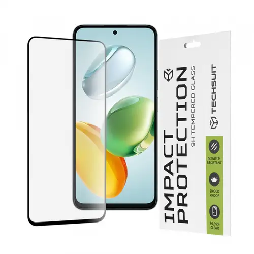 Folie de protectie Ecran Techsuit pentru Honor X7c / 200 Smart, Sticla Securizata, Full Glue, 111D