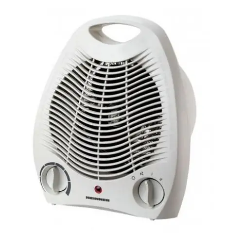 Aeroterma Heinner HFH-L2000WH, 2000 W, 2 trepte de putere, termostat reglabil (Alb)