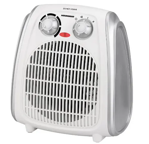 Aeroterma Heinner HFH-L2000SL, 2000 W, 2 trepte de putere, termostat reglabil (Alb)