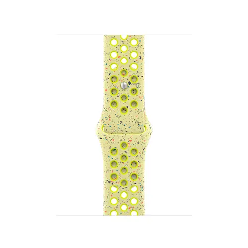 Curea Smartwatch Apple MG9W4ZM/A pentru Watch 40mm, Volt Splash Nike Sport Band, M/L (Galben)