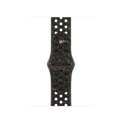 Curea Smartwatch Apple MG9X4ZM/A pentru Watch 40mm, Nike Sport Band, S/M (Negru)