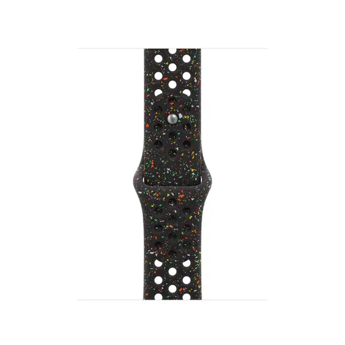 Curea Smartwatch Apple MG9X4ZM/A pentru Watch 40mm, Nike Sport Band, S/M (Negru)