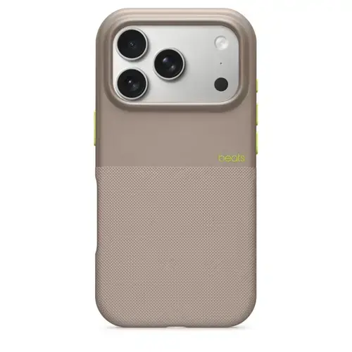 Husa Protectie Spate Apple Beats Rugged MGJP4LL/A pentru iPhone 17 Pro, MagSafe si Camera Control (Gri)