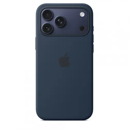 Husa Protectie Spate Apple MGFP4ZM/A pentru iPhone 17 Pro Max, Silicone Case, MagSafe (Bleumarin)