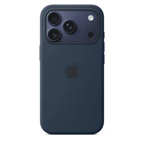 Husa Protectie Spate Apple MGFH4ZM/A pentru iPhone 17 Pro, Silicone Case, MagSafe (Bleumarin)