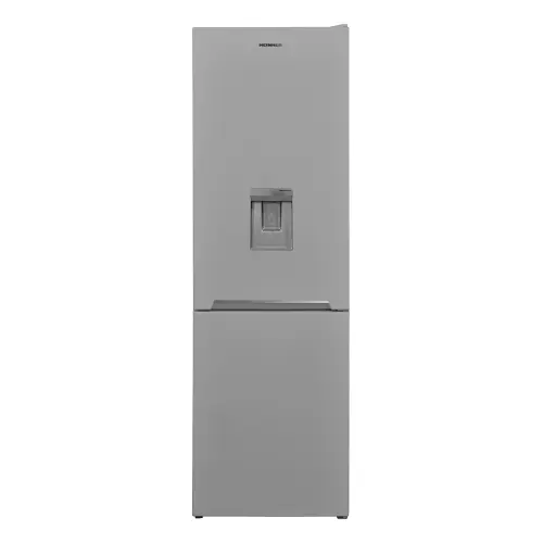 Combina frigorifica Heinner HCNF-V291SWDE++, 294 L, No Frost Multicooling, Freezer Shield, Iluminare LED, functie ECO, Clasa E, H 186 cm (Argintiu)