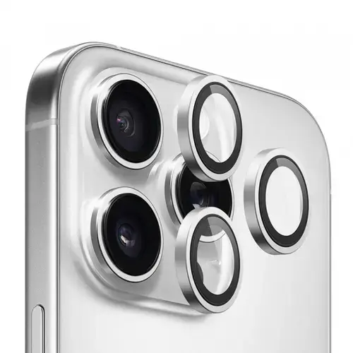 Folie de protectie Camera Spate Blueo Metal Frame pentru Apple iPhone 14 Pro Max / 14 Pro, Sticla Securizata