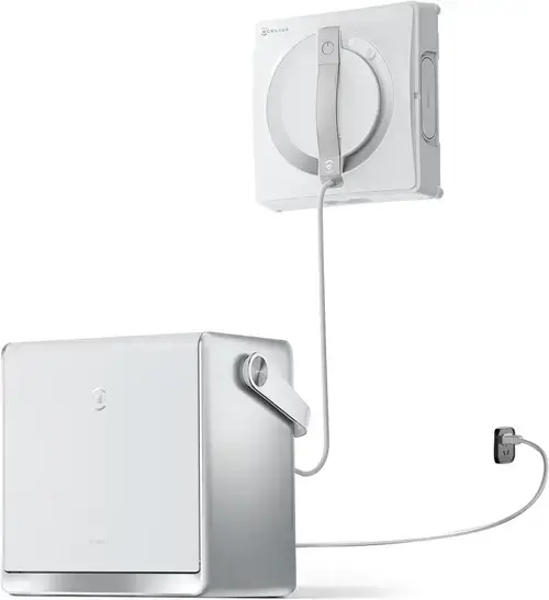 Robot curatare geamuri Ecovacs WINBOT W2 PRO OMNI, 2800Pa, WIN-SLAM 4.0, 12-Tier All-round Protection, Autonomie 110 minute, 126 W (Alb)