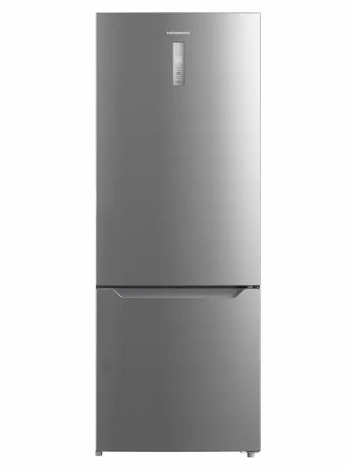 Combina frigorifica HEINNER HCNF-M435INVHXE++, 435 l, Clasa E, No Frost, Compresor Inverter, Display LED Touch, Super Racire, Super Congelare, Interior Inox, H 188 cm (Inox)