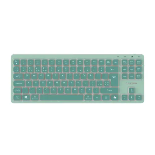 Tastatura Canyon OnType 10, Wired, USB-C (Verde)