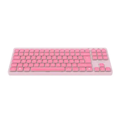 Tastatura Canyon OnType 10, Wired, USB-C (Roz)