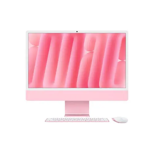 All In One PC Apple iMac 24inch (2024), Procesor Apple M4, 10 nuclee CPU si 10 nuclee GPU, 24inch, Retina 4.5K, 16GB, 512GB SSD, macOS, Layout INT, Manual RO (Roz)
