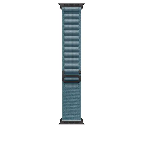 Curea Smartwatch Apple mg9k4zm/a pentru Watch 49mm, Alpine Loop, Small, Black Titanium Finish (Albastru)