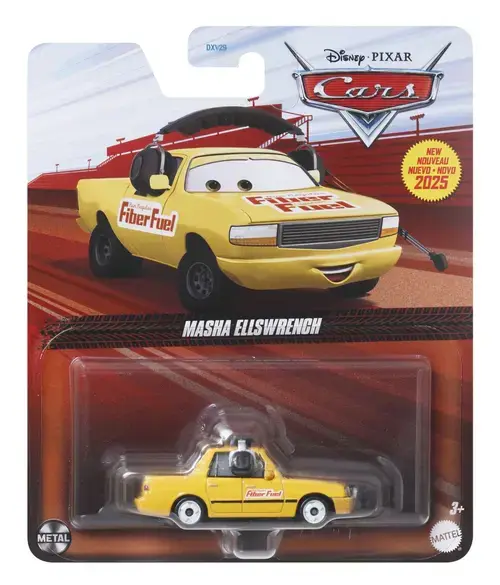 Masinuta Metalica Cars3 - Masha Ellswrench (Galben)